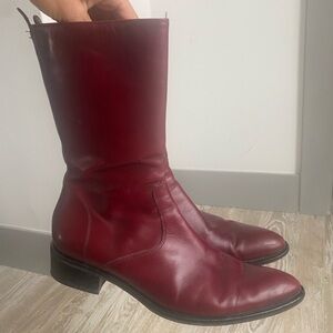 Kenneth Cole Mid Calf Leather Boots